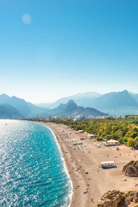 Antalya Turkey Beach, Turkey Resorts, Turkey Beach, Turkey Vacation, Happy City, Turkey Tour, Kusadasi, Antalya Turkey, Sharm El Sheikh