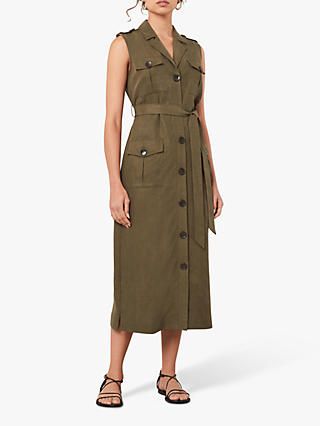 Khaki Dress, Shirt Dresses, Sewing Inspiration, Classic White, Women's Dresses, Effortless Style, Shirt Shop, John Lewis, Dress Shop