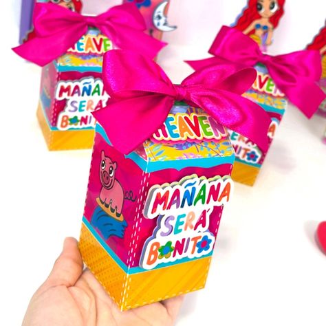 Mañana Sera Bonito Birthday, Mañana Sera Bonito Party Ideas, Karol G Party, Treat Tables, Milk Box, Cake Banner Topper, Party Box, Birthday Table, Cute Box