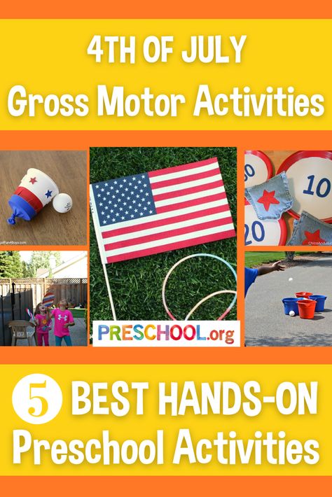 4th Of July Gross Motor Preschool, 4th Of July Preschool, Gross Motor Activity, Balloon Games, Gross Motor Activities, Preschool Theme, Preschool Activity, Gross Motor, Gross Motor Skills