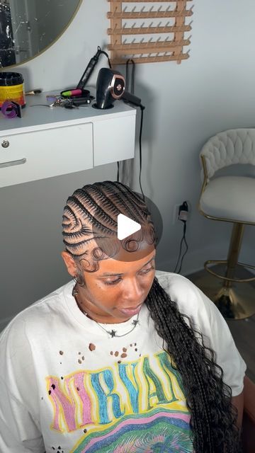 Philly braider📍 on Instagram: "Freestyle stitch braids😍#halfuphalfdownhairstyle #jumbobraids #jumbo #knotless #jumboknotlessbraids #philly #phillybraiders #phillyhairstylist #Phillyhair #braids #knotlessbraids #explorepage #curlyhair #explore #locs #softlocs #butterflylocs #stitchbraids #cornrows #straightbacks #feedins #bob #shortbutterflylocs #coileraybraids #passionbraids #mediumknotless #knotless #2braids #desbraids #fulanibraids #tribalbraids" Freestyle Stitch Braids, Stitch Braids Cornrows, Jumbo Knotless, 2 Braids, Stitch Braids, Jumbo Braids, Fulani Braids, Cornrows Braids, Half Up Half Down Hair