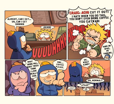 Creek Official Art, Creek South Park Comic, Creek Comics South Park, Creek Comic, Coffee Comic, Craig Of The Creek Storyboard, Creek Style Bunny Comic, Creek Comic English, Creek Comics