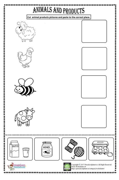 animal products worksheet Animal Products Worksheet, Food From Animals Worksheet, Worksheet On Animals For Kindergarten, Needs Of Animals Worksheet, Animals Needs Worksheet, Farm Animal Activities For Kindergarten, Animal Needs Worksheet, Farm Animals Worksheets For Kindergarten, Animals Worksheet Kindergarten