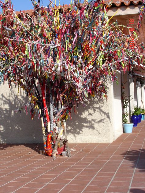 Wishing tree- Art Japanese Wishing Tree, Wish Tree, Art Trippy, Houses Of The Holy, Beach Restaurant, Wishing Tree, Beach Cafe, Come And Go, Romeo And Juliet