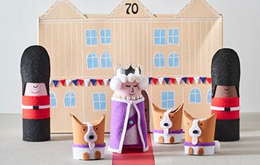 Platinum Jubilee Craft Ideas | Hobbycraft Royal Craft, Toilet Roll Craft, Cardboard Rolls, Platinum Jubilee, Felt Sheets, Craft Projects For Kids, Top Crafts, Cake Decorating Supplies, Craft Activities For Kids