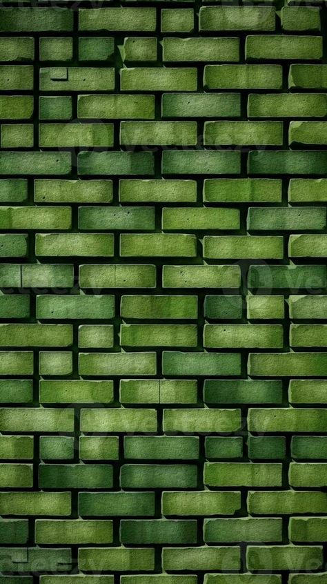 Green Brick Wall Texture Green Glazed Brick, Green Brick Wall, Business Vibes, Oman Flag, Vector Landscape, Brick Wall Texture, Wall Brick, Glazed Brick, Wall Texture