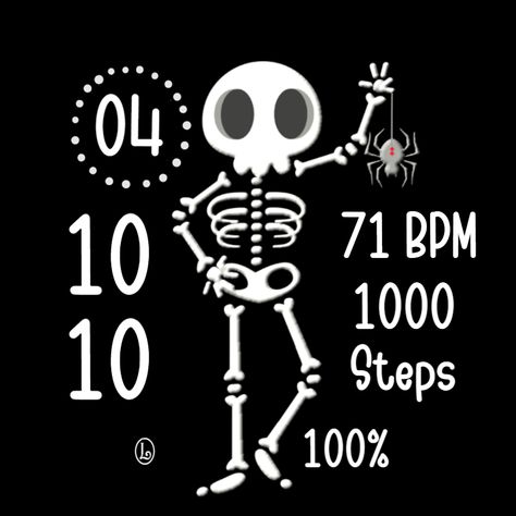 This is the 2022 free Halloween design for my followers. If you are a black and white fan this might be perfect for the season. Skeleton image courtesy of Corel with Linlay's edits and adaptation for watch face. Enjoy! If you have not had a chance to follow Linlay Designs be sure to do so in order not to miss new designs as soon as they are published. Halloween Apple Watch Face, Halloween Watch Face, Halloween Watch, Halloween Apples, White Fan, Watch Ideas, My Followers, Apple Watch Faces, Huawei Watch