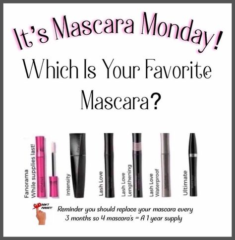 Mary Kay Contact List, Mary Kay Monday Motivation, Mary Kay Interactive Post, Mary Kay Monday Posts, Monday Mary Kay, Mary Kay Monday, Eye Makeup Color, Mary Kay Facebook Party, Mary Kay Mascara