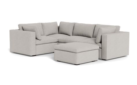 Cozey | Ciello Sectional Perfect Sofa, Performance Fabric, Design Inspo, Sectional Couch, Sectional, Ottoman, Lounge, Couch, Cushions