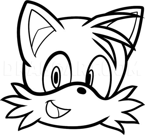 How To Draw Tails From Sonic, How To Draw Tails, Head Drawing Step By Step, Gingerbread Disguise, Hedgehog Character, Tails Sonic The Hedgehog, Sonic Birthday Cake, How To Draw Sonic, Super Mario Coloring Pages