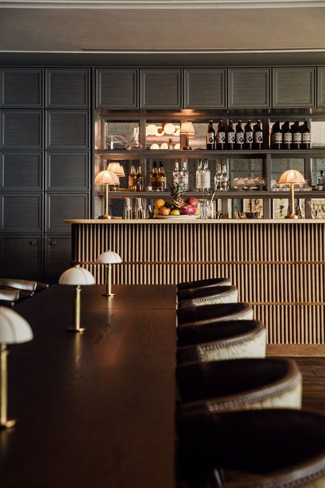 Soho House Hong Kong — Amanda Kho Private Event Space, Classic Hotel, Private Lounge, Long Dining Table, Luxury Bar, Lounge Design, Soho House, Restaurant Interior Design, Hospitality Design