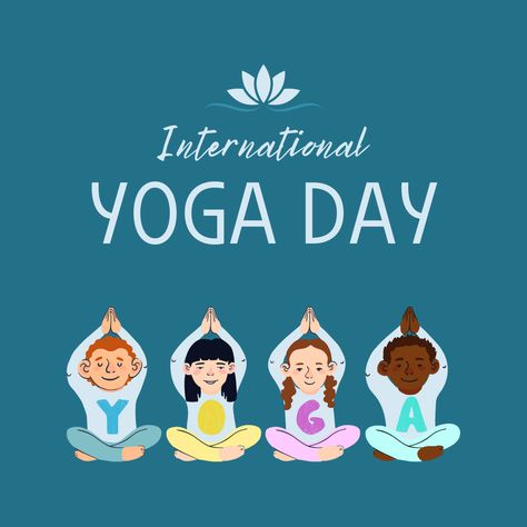 Yoga International Day International Yoga Day Images, Yoga Day Quotes, Beach Meditation, Meditation For Kids, Beginners Meditation, Happy Yoga Day, Yoga Health Benefits, Nursery Worksheets, Happy International Yoga Day