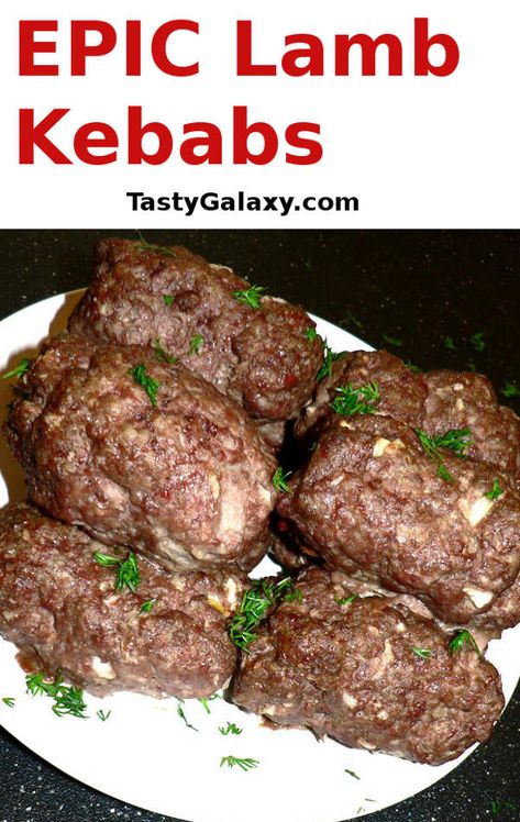 Lamb Kebab Marinade, Easy Lamb Recipes, Ground Lamb Recipes, Lamb Kabobs, Lamb Kebabs, How To Cook Lamb, Kebab Recipes, Ground Lamb, Lamb Recipes