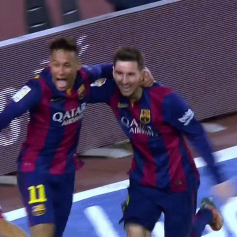 Neymar Gif, Messi 2009, Neymar Edit, Odell Beckham Jr Wallpapers, League Wallpaper, Neymar Jr Tattoos, Champions League 2015, Barcelona Champions League, Football Celebrations