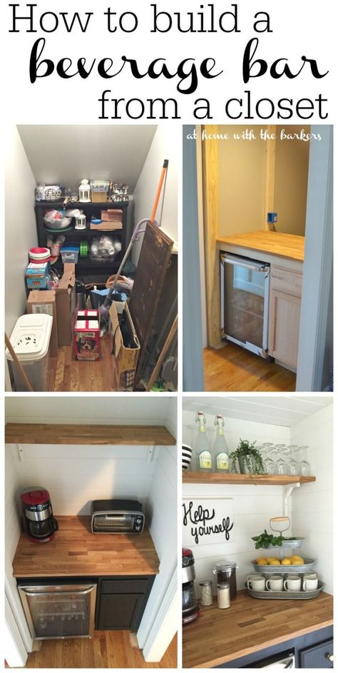 Under Stairs Closet Bar Ideas, Closet Wine Bar, Turning A Closet Into A Bar, Turn A Closet Into A Bar, Turn Closet Into Bar, Bar Closet Ideas, Closet Turned Into Bar, Under Stairs Closet Ideas, Under The Stairs Closet Ideas