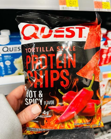 I enjoy snacks and treats that keep my day to day nutrition balanced but satisfy my quest for flavor. I love Quest salty snacks like these Protein Chips to munch on when watching the our fave sports team on the weekend. Quest Protein Chips come in a bunch of different flavors so try them all. These are newer and a current fave of mine. Keeping it healthy always @questnutrition #questsaltysnacks #questpartner #questsquad #onaquest #fyp #fypage #fypシ #healthysnackideas #proteinsnacks #protei... Quest Protein Chips, Quest Chips, Quest Protein, Protein Chips, Salty Snacks, Hot Spicy, Protein Snacks, Day To Day, To Day