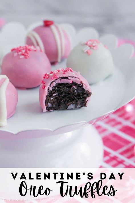 If you are looking for the perfect Valentine’s Day treat that is easy and elegant then these Valentine's Day Oreo Truffles are just what you are looking for! With just three ingredients you will have the perfect treat to share with those you love! Dessert Truffles, Oreo Balls, Oreo Truffles, Valentines Day Desserts, Best Instant Pot Recipe, Valentine's Day Recipes, Valentines Food, Desserts To Make, Valentine Treats