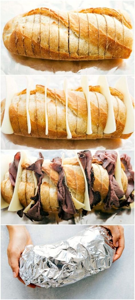 Foil Pack French Dip Sandwiches | Chelsea's Messy Apron Cheap And Easy After School Snacks, Food For Hunting Trip, Beach Trip Recipes, Summertime Lunches For Kids, Snacks For Hunting Trip, Easy Campfire Dinners, Make Ahead Meals For Vacation, Vacation Meal Ideas, Walking Meals