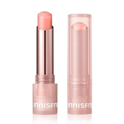 Amazon.com: innisfree Dewy Tint Lip Balm with Hydrating Hyaluronic Acid and Ceramides, Tinted Korean Lip Balm, Baby Pink : Beauty & Personal Care Innisfree Dewy Tint Lip Balm, Innisfree Lip Balm, Korean Lip Balm, Korean Lip Tint, Korean Lips, Lip Products, Tinted Lip Balm, Fresh Face, Lip Tint