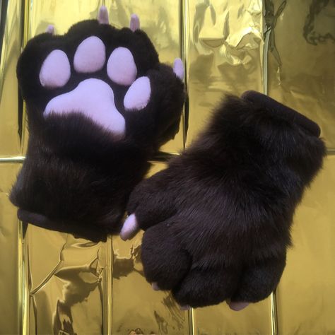 Therian Paws, Wolf Outfit, Wolf Ears And Tail, Therian Gear, Fursuit Paws, Fursuit Tutorial, Paw Gloves, Fursuit Head, Ideas Navidad