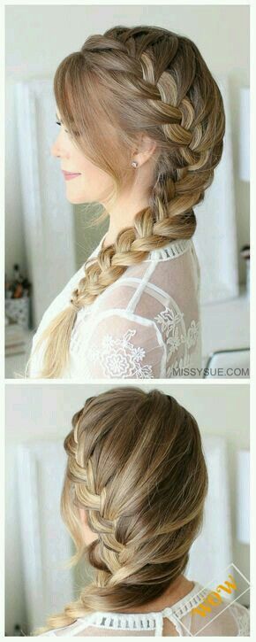 Cabelo Long Hair Diy, Hair Braid Diy, Side French Braids, Diy Wedding Hair, French Braid Hairstyles, Curly Hair Updo, French Hair, Penteado Cabelo Curto, Braided Hairstyles Tutorials