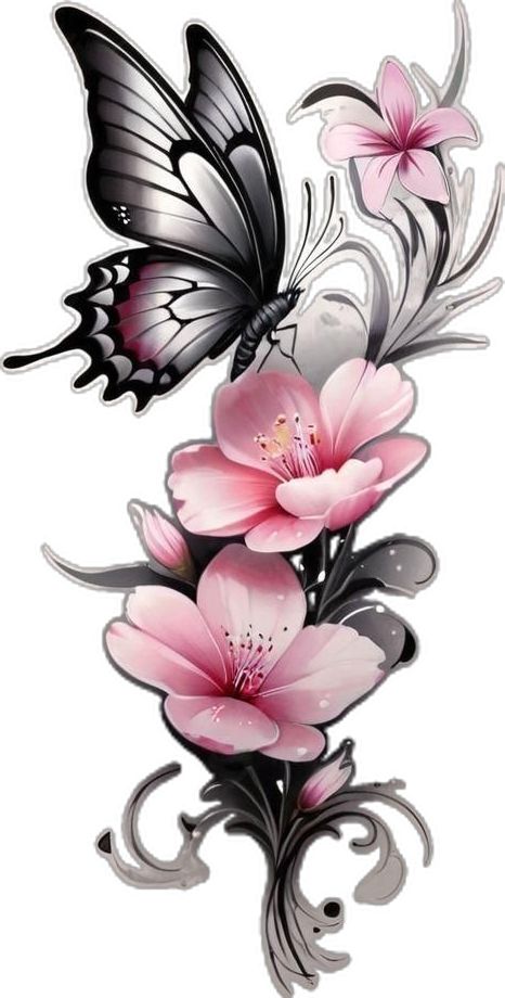 Traditional Tattoos For Men, Butterfly Leg Tattoos, Vintage Tattoo Flash, Arm Tattoo Ideas, Barcode Tattoo, Tattoo Pics, Rose Drawing Tattoo, Tattoo Coloring Book, White Tattoos