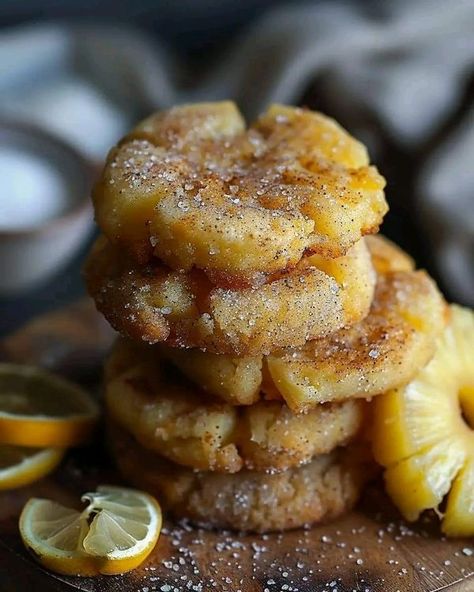 Pineapple Cookies, Cinnamon Sugar Cookies, Jamie Oliver Recipes, Cinnamon Cookies, Cake Bars, Brownie Cake, Cookies Ingredients, Cinnamon Sugar, Cookie Desserts