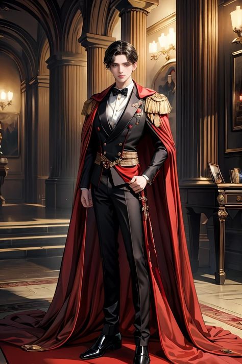 1800s Clothes, Epic Costumes, Armor Dress, Hulk Art, Cape Fashion, Young Prince, Black Clover Anime, Manga Boy, Glitz And Glam