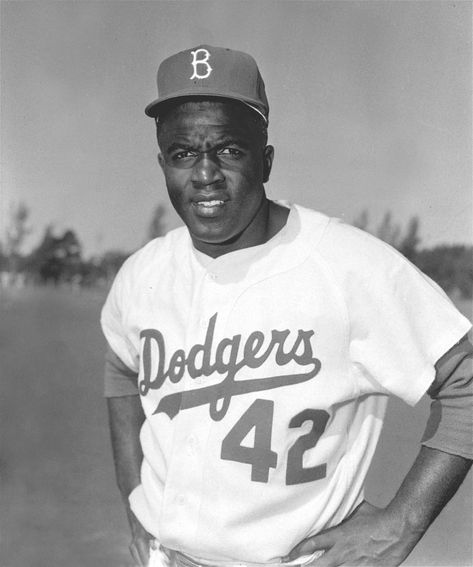 We’re one Jackie Robinson away from opening day! Jackie Robinson Day, Baseball Pictures, Jackie Robinson, American Sports, Sports Stars, Opening Day, Play Ball, Los Angeles Dodgers, Baseball Players