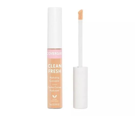 Covergirl Clean Fresh, Hydrating Concealer, Makeup Recipes, Corrector Concealer, Liquid Concealer, Fresh Skin, Vegan Makeup, Soybean Oil, Fresh And Clean