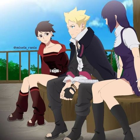 Medibang Art, Boruto Sumire, Hinami Tokyo Ghoul, Baruto Manga, Boruto Sarada, Ninja Outfit, Kurama Naruto, Cloud And Tifa, Boruto X