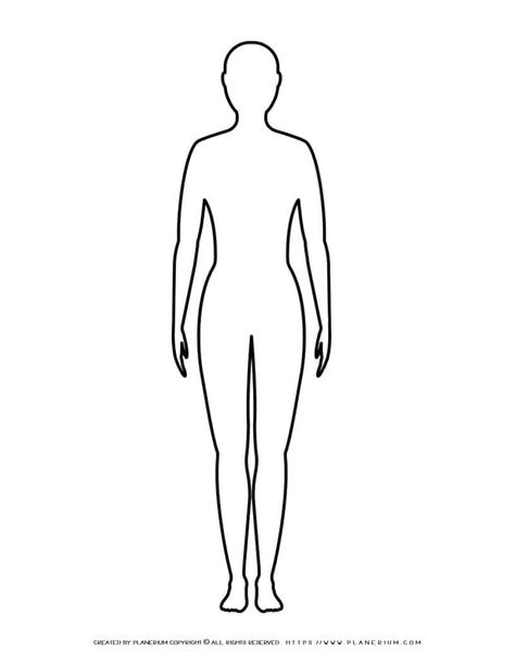 Women Body Outline Drawing, Human Body Outline, Outline Drawing Tattoo, Body Outline Drawing, Person Template, Arts And Crafts Activities, Person Outline, Girl Outlines, Outline Template