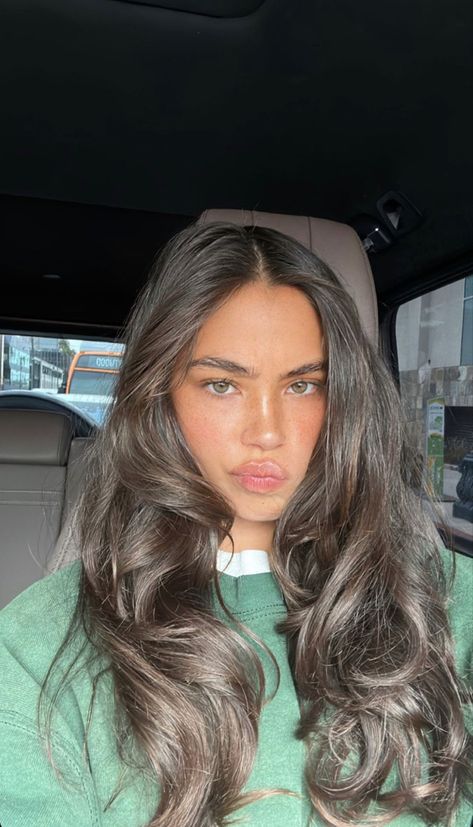 Christina Nadin, Brown Hair Inspo, Dream Hair, Aesthetic Hair, Messy Hairstyles, Preston, Dark Hair, Pretty Hairstyles, Hair Looks