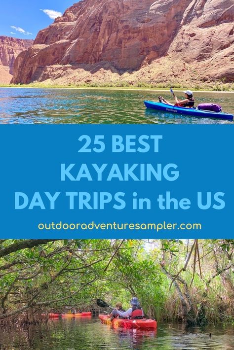 25 Best Kayaking Day Trips in the US River Kayaking, Mangrove Swamp, Apostle Islands, Red River Gorge, River Trip, Kayak Camping, Kayak Adventures, Grand Lake, Kayak Tours