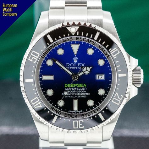 Rolex 116660 Sea Dweller Deep Sea Deep Blue JAMES CAMERON. #Rolex116660 #SeaDweller #Horology Rolex Deep Sea Dweller, Rolex Deepsea, Rolex Sea Dweller, Watches Rolex, Time Keeper, Sea Dweller, Expensive Watches, James Cameron, Authentic Watches