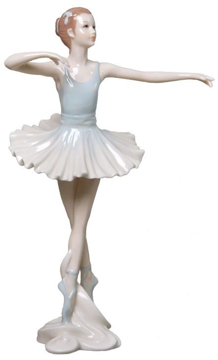 Light As A Sparrow Ballerina Statue, STU-Home, AABP00375AA - AllSculptures.com Ballerina Room Decor, Porcelain Ballerina, Ballerina En Pointe, Music Sculpture, Porcelain Dolls Value, Ballet Painting, Ballet Doll, Ballerina Ornaments, Outdoor Garden Statues