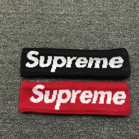 Cool 14 FW Supreme Headband For Men And Women in Clothing, Shoes & Accessories, Men's Accessories, Hats | eBay Mens Headband Fashion, Nike Headbands Hairstyles Men, Adidas Headbands, Nike Hair Bands, Supreme Headband, Supreme Backpack, Headband Men, Workout Headband, Streetwear Aesthetic