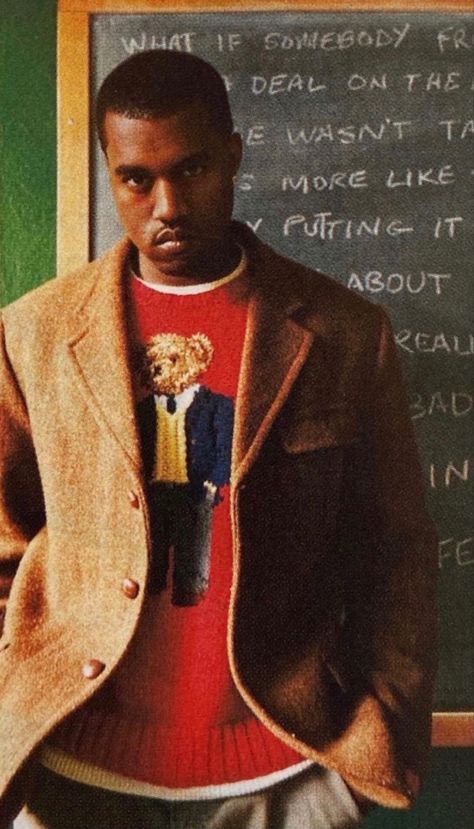 Cowboy Sweater, Kanye West Wallpaper, Kanye West Outfits, Hip Hop Poster, Rap Aesthetic, Hip Hop Art, Estilo Hip Hop, Hip Hop Culture, Kanye West