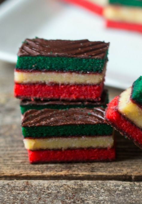 Seven Layer Cookies, Rainbow Cookies Recipe, Italian Rainbow Cookies, Italian Christmas Cookies, Italian Cookie Recipes, Holiday Cookie Exchange, Rainbow Cookies, Italian Christmas, Smitten Kitchen