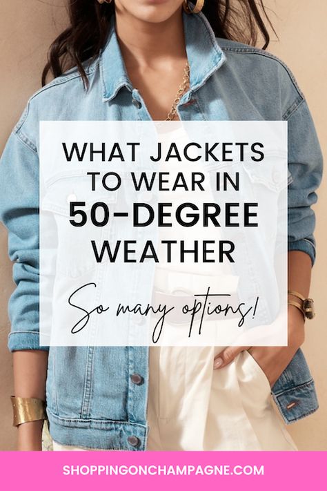 Outfits For Weather In The 50's, What To Wear In 53 Degree Weather, 60 Degrees Weather Outfit Spring, Outfit Ideas 50 Degrees, Spring Outfits 2024 Cold Weather, High 50 Degree Weather Outfit, Outfits For 10 Degree Weather, Mid 50 Degree Weather Outfit, 40degree Weather Outfit