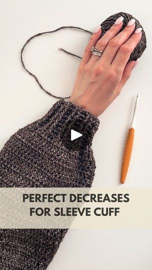 6.6K views · 129 reactions | Every time we start a sleeve cuff, many of us wonder how to make decreases evenly for a professional look. 🤯  Here’s the method I use for my sweaters using 2 fpdc, 2 bpdc ribbing. 🫶🏻👌  ‼️When you reach the necessary sleeve length and are ready to start your cuff, work the first row as follows:  *2 fpdc around 2 dc x 2 times, 2 bpdc around 1 dc x 2 times, repeat from * till the end. Work all other rounds as usual: 2 fpdc, 2 bpdc.  This method ensures even decreases and a neater finish. 😃🧶  🧤Support Glove find under the link in my bio @themailodesign or send me a direct message, and I will send you the link 🧤  Happy Crocheting, Love You All,  Lena ❤️ | TheMailoDesign | Laid Back · Sunshine Reggae Adding Cuffs To Sleeves Crochet, Crazy Crochet, Chunky Crochet, Sleeve Cuff, Till The End, Professional Look, Love You All, Crochet Sweater, Cuff Sleeves