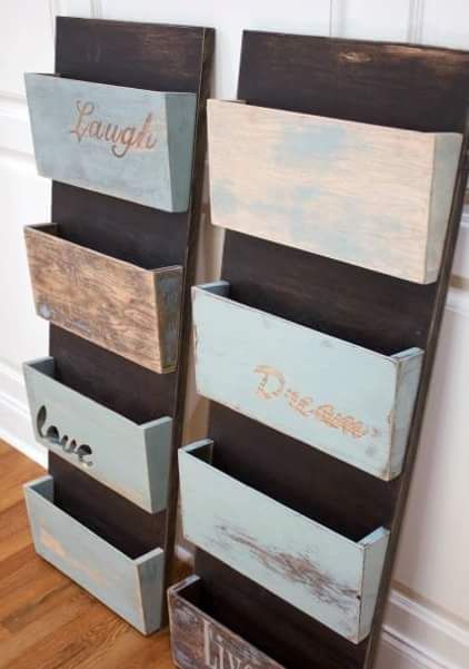 Wall File Organizer, Wall File, Diy Organizer, Organizer Diy, Hanging Diy, Smart Tiles, Hanging File Folders, File Organiser, Diy Holz