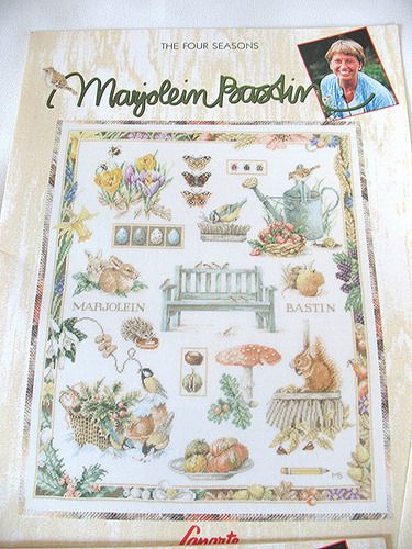 Needlecraft Kits, Yarn Organization, Marjolein Bastin, Completed Cross Stitch, Cross Stitch Patterns Flowers, Leisure Arts, The Four Seasons, Counted Cross Stitch Kits, Embroidery Fabric