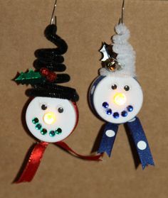 Snowman Decorating Ideas, Tea Light Crafts, Tea Lights Christmas, Tea Light Snowman, Ear Muffs, Light Crafts, Holiday Craft, Christmas Crafts For Gifts, Snowman Decorations