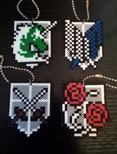 Bsd Perler Bead Patterns, Alpha Crochet, Video Game Perler, Bead Things, Hama Beads 3d, Diy Perler Beads, Bead Ideas, Perler Patterns, Beaded Keychains