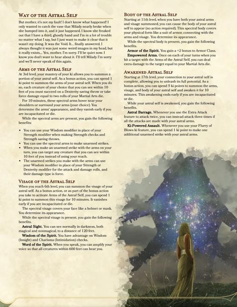 Monk Class Dnd, Astral Self Monk Dnd, Astral Self Monk, Dnd 5e Monk, Dnd Monk, Monk Dnd, Dnd Ideas, Ascii Art, One D