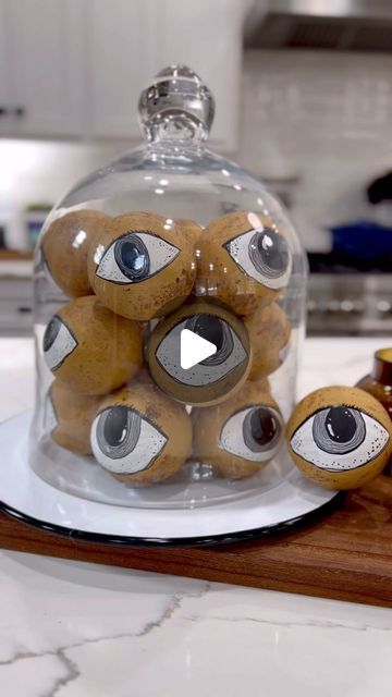 Kristi Bissell - The Pickled Rose on Instagram: "Let’s make some eyeballs!!!!!! This DIY is one of my favorites and super easy.  Your kids will love it! #halloween#halloweendiy#diy#craftingwithkristi#create#createeveryday#bhgstylemaker #betterhomesansgardens#letscraft#craftingwithkids" Eyeballs Halloween, Halloween Eyeballs, My Favorites, Super Easy, Halloween Decorations, Love It, Halloween, On Instagram, Instagram