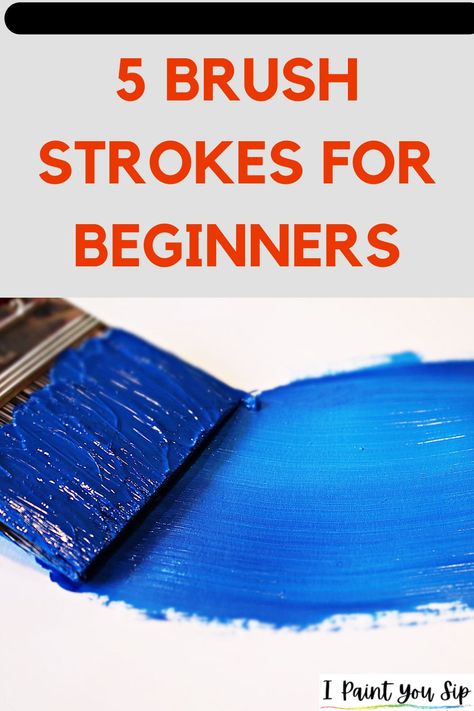 Brush Strokes Strokes Painting, Brush Strokes Painting, The Joy Of Painting, Brush Type, Paint Strokes, Paint And Sip, Beginner Painting, Dry Brushing, Brushing