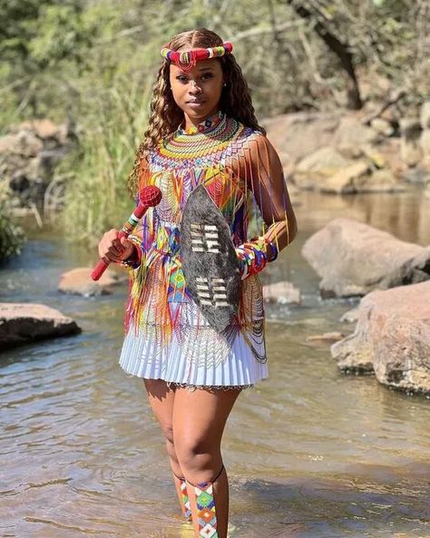 Zulu Wedding Attire, Modern Zulu Traditional Attire, Zulu Traditional Attire South Africa, Zulu Traditional Attire African Women, African Traditional Dresses Zulu, Modern Zulu Traditional Wedding Dresses, Black And Gold Zulu Traditional Attire, Zulu Traditional Attire Umembeso, Zulu Traditional Attire Umemulo