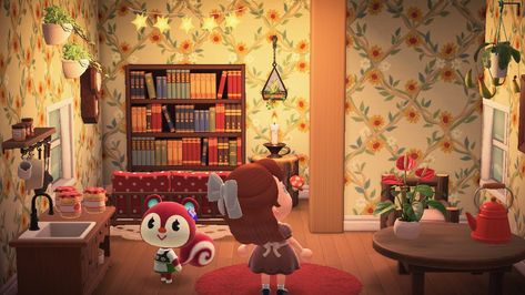 Poppy Animal Crossing House, Acnh Poppy House, Acnh Poppy House Interior, Acnh Poppy, Acnh House, House Redo, Acnh Inspo, Island Ideas, All About Animals